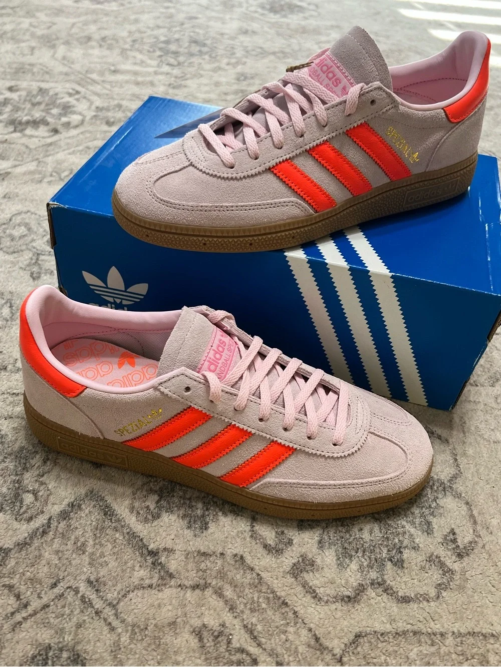 Adidas Handball Spezial sneakers Clear Pink/Solar Orange/Gum